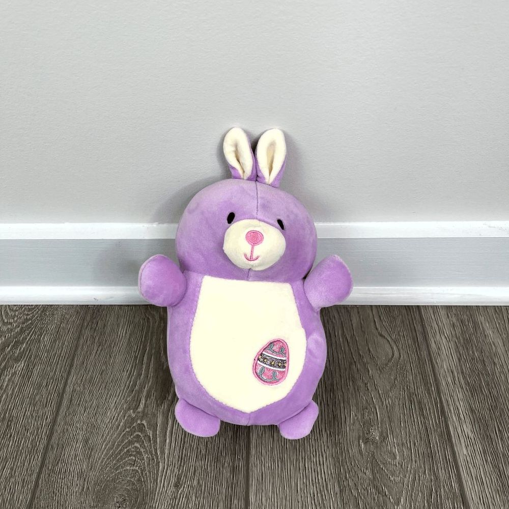 Squishmellow Kelly Toy Bee Happy Purple Rabbit‎ Q044 Easter Egg Spring